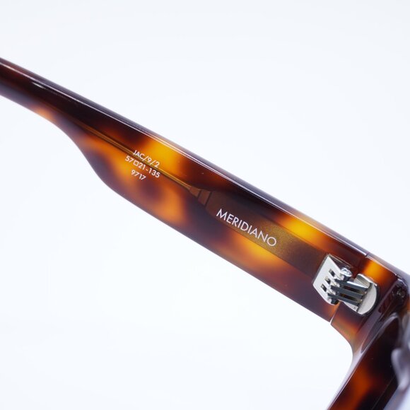 Jacquemus MERIDIANO JAC/9 C2 Sunglasses Dark Havana Rectangle Frame, Grey Lenses - Picture 6 of 11